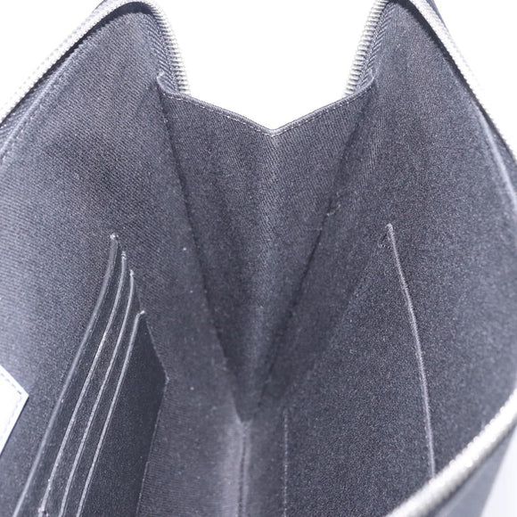 Berluti Clutch Bag Leather Black Silver Auth BA15332A