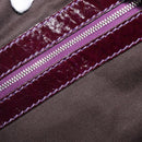 Chloe Paddington Hand Bag Patent 2way Purple Gold Tone Auth BA15334A-19