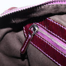 Chloe Paddington Hand Bag Patent 2way Purple Gold Tone Auth BA15334A-23