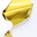 BOTTEGA VENETA INTRECCIATO Bifold Wallet Leather Yellow Auth BA15335-10