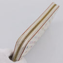 LOUIS VUITTON Monogram Multicolor Zippy Wallet White M60241 LV Auth BA15336-5