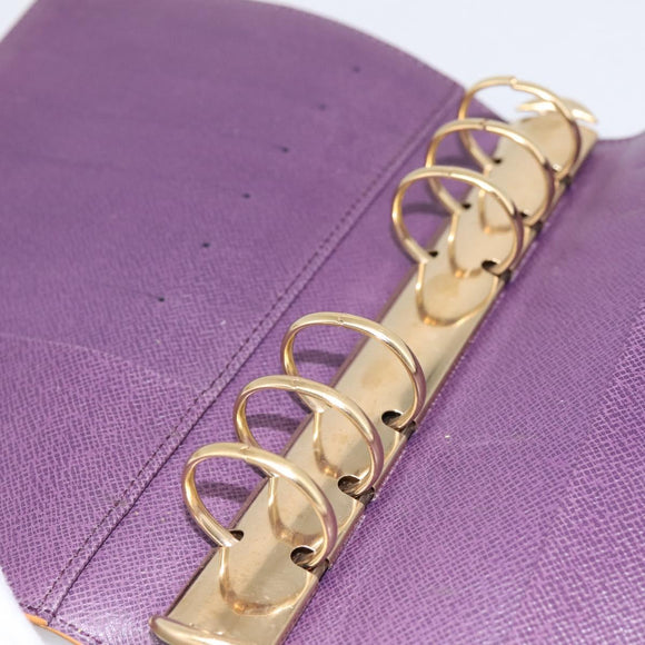 LOUIS VUITTON Epi Agenda MM Day Planner Cover Yellow R20049 LV Auth BA15337
