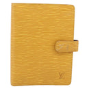 LOUIS VUITTON Epi Agenda MM Day Planner Cover Yellow R20049 LV Auth BA15337-13