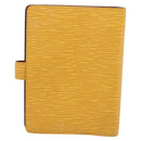 LOUIS VUITTON Epi Agenda MM Day Planner Cover Yellow R20049 LV Auth BA15337-2