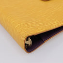 LOUIS VUITTON Epi Agenda MM Day Planner Cover Yellow R20049 LV Auth BA15337-14