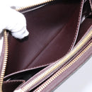 LOUIS VUITTON Monogram Vernis Zippy Wallet Amarante M93522 LV Auth BA15338-18