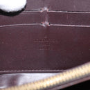 LOUIS VUITTON Monogram Vernis Zippy Wallet Amarante M93522 LV Auth BA15338-19