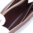 LOUIS VUITTON Monogram Vernis Zippy Wallet Amarante M93522 LV Auth BA15338-21
