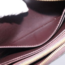 LOUIS VUITTON Monogram Vernis Zippy Wallet Amarante M93522 LV Auth BA15338-24
