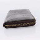 LOUIS VUITTON Monogram Vernis Zippy Wallet Amarante M93522 LV Auth BA15338-3