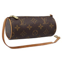 LOUIS VUITTON Monogram Papillon Pouch LV Auth BA15340-1