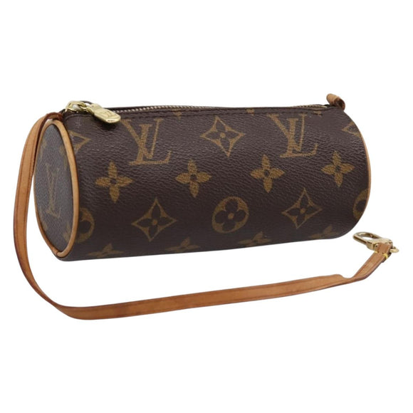 LOUIS VUITTON Monogram Papillon Pouch LV Auth BA15340