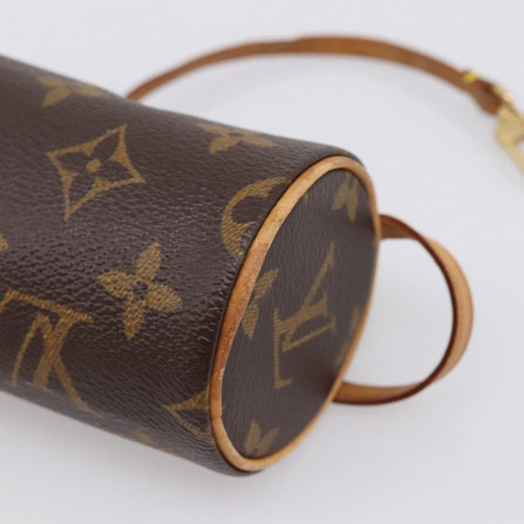 LOUIS VUITTON Monogram Papillon Pouch LV Auth BA15340