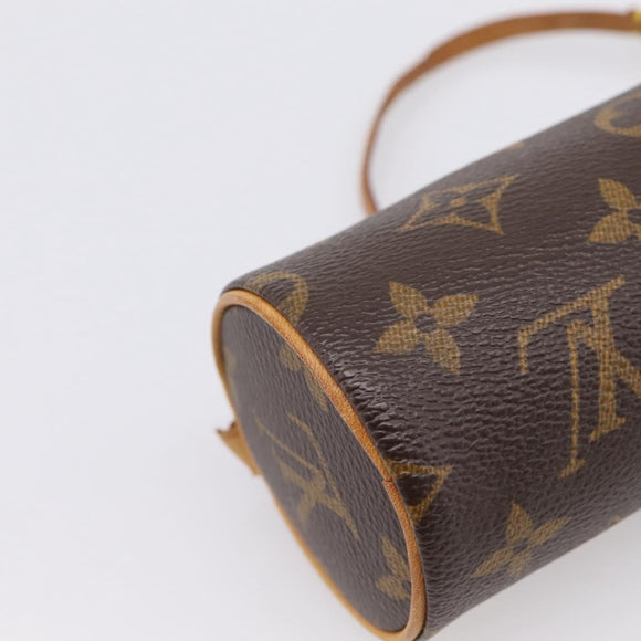 LOUIS VUITTON Monogram Papillon Pouch LV Auth BA15340