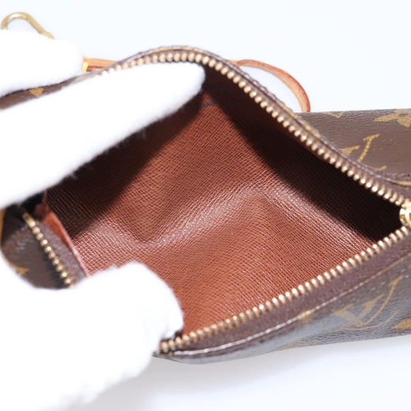 LOUIS VUITTON Monogram Papillon Pouch LV Auth BA15340