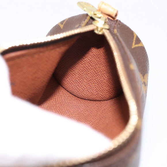 LOUIS VUITTON Monogram Papillon Pouch LV Auth BA15340