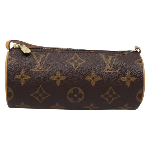 LOUIS VUITTON Monogram Papillon Pouch LV Auth BA15340