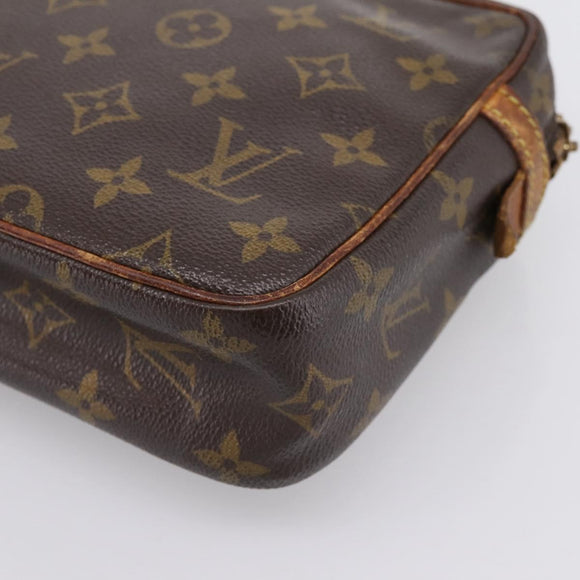 LOUIS VUITTON Monogram Compiegne 23 Clutch Bag M51847 LV Auth BA15342