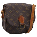 LOUIS VUITTON Monogram Saint Cloud PM Shoulder Bag M51244 LV Auth BA15343-1