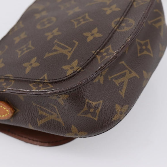LOUIS VUITTON Monogram Saint Cloud PM Shoulder Bag M51244 LV Auth BA15343