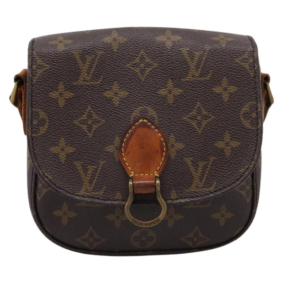 LOUIS VUITTON Monogram Saint Cloud PM Shoulder Bag M51244 LV Auth BA15343