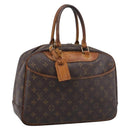 LOUIS VUITTON Monogram Deauville Hand Bag M47270 LV Auth BA15353-1