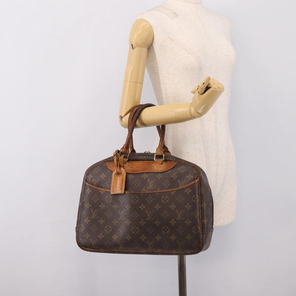 LOUIS VUITTON Monogram Deauville Hand Bag M47270 LV Auth BA15353