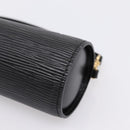 LOUIS VUITTON Epi Soufflot Pouch Black LV Auth BA15354-14