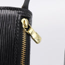 LOUIS VUITTON Epi Soufflot Pouch Black LV Auth BA15354-10