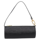 LOUIS VUITTON Epi Soufflot Pouch Black LV Auth BA15354-13