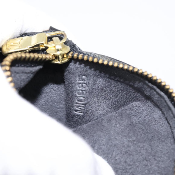 LOUIS VUITTON Epi Soufflot Pouch Black LV Auth BA15354
