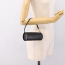 LOUIS VUITTON Epi Soufflot Pouch Black LV Auth BA15354-21