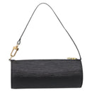 LOUIS VUITTON Epi Soufflot Pouch Black LV Auth BA15354-2