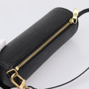LOUIS VUITTON Epi Soufflot Pouch Black LV Auth BA15354-6