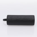 LOUIS VUITTON Epi Soufflot Pouch Black LV Auth BA15354-5