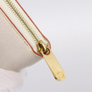 LOUIS VUITTON Suhari Zippy Wallet Long Wallet Leather White M93026 Auth BA15356A-8