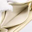 LOUIS VUITTON Suhari Zippy Wallet Long Wallet Leather White M93026 Auth BA15356A-10