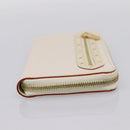 LOUIS VUITTON Suhari Zippy Wallet Long Wallet Leather White M93026 Auth BA15356A-4