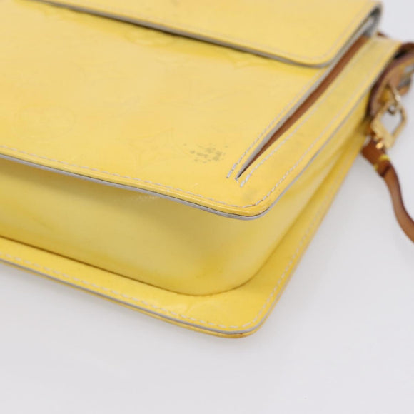LOUIS VUITTON Monogram Vernis Motto Accessory Pouch Gris M91030 LV Auth BA15359