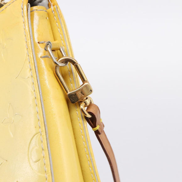 LOUIS VUITTON Monogram Vernis Motto Accessory Pouch Gris M91030 LV Auth BA15359