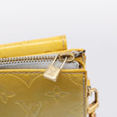 LOUIS VUITTON Monogram Vernis Motto Accessory Pouch Gris M91030 LV Auth BA15359-10