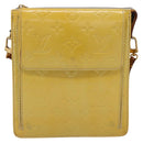 LOUIS VUITTON Monogram Vernis Motto Accessory Pouch Gris M91030 LV Auth BA15359-13