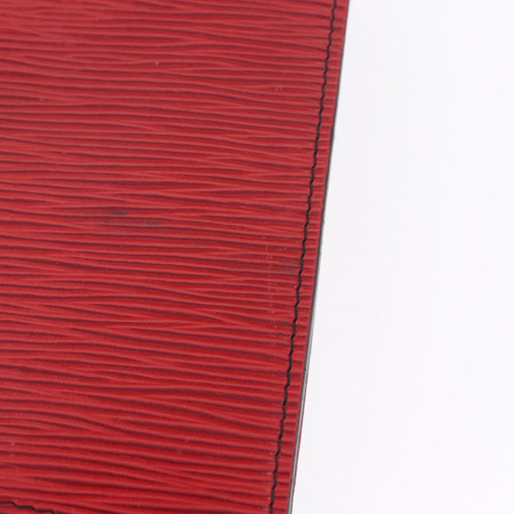 LOUIS VUITTON Epi Montaigne 27 Clutch Bag Red M52657 LV Auth BA15360