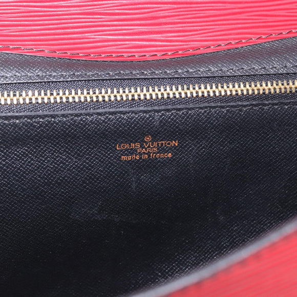 LOUIS VUITTON Epi Montaigne 27 Clutch Bag Red M52657 LV Auth BA15360