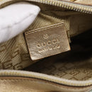 GUCCI Pouch Canvas Light Blue Gold Tone 039 1133 Auth BA15361-17