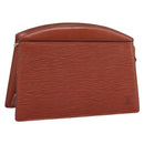 LOUIS VUITTON Epi Trousse Crete Pouch Brown M48403 LV Auth BA15366-1