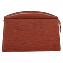 LOUIS VUITTON Epi Trousse Crete Pouch Brown M48403 LV Auth BA15366-13
