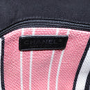 CHANEL Hand Bag Canvas Pink Silver CC Auth BA15367-17