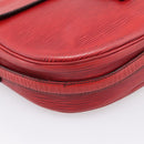 LOUIS VUITTON Epi June Feuille Shoulder Bag Red M52157 LV Auth BA15370-16