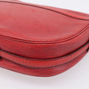 LOUIS VUITTON Epi June Feuille Shoulder Bag Red M52157 LV Auth BA15370-17